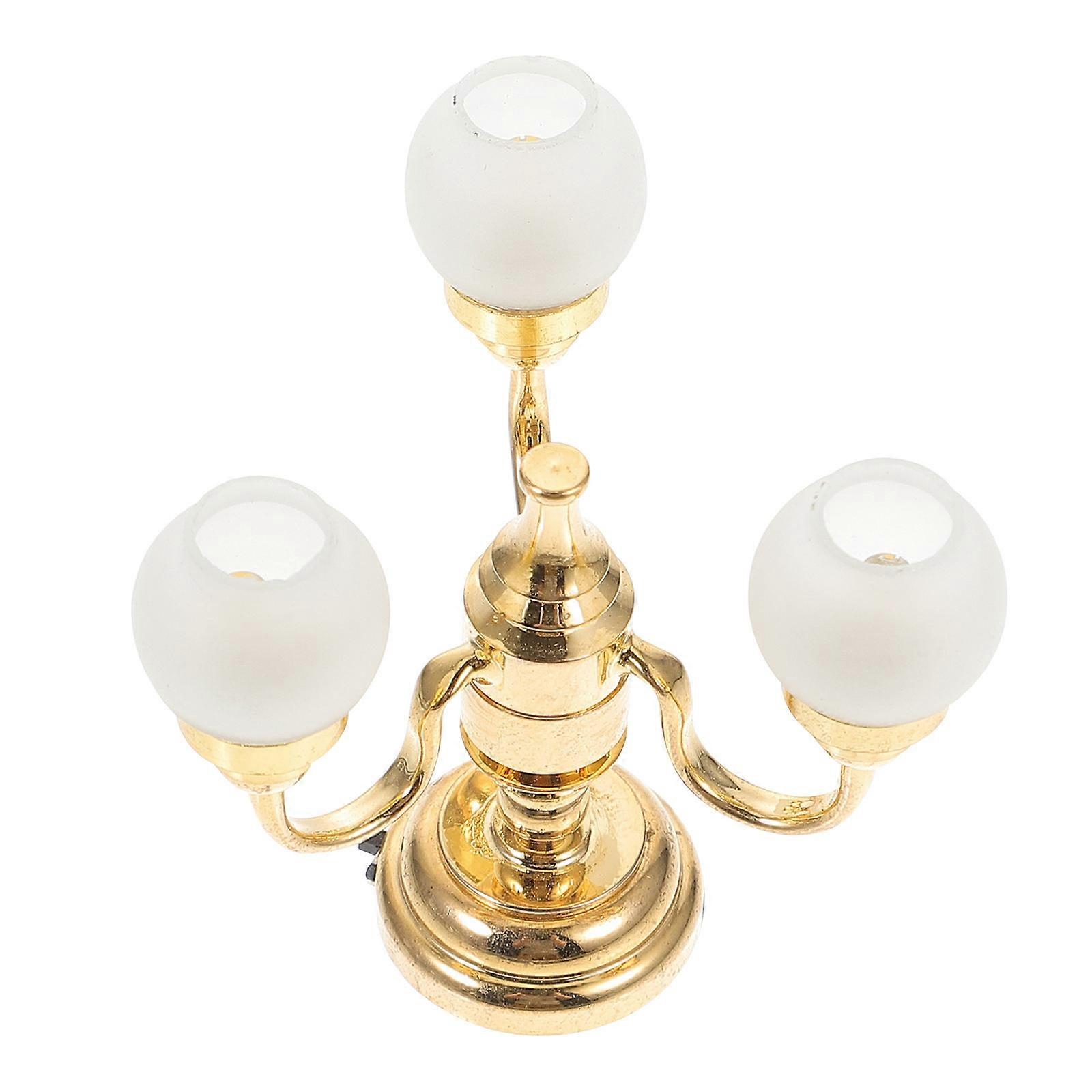 Small Hanging Lamp Decor Mini House Scene Decor Prop Realistic 1Set