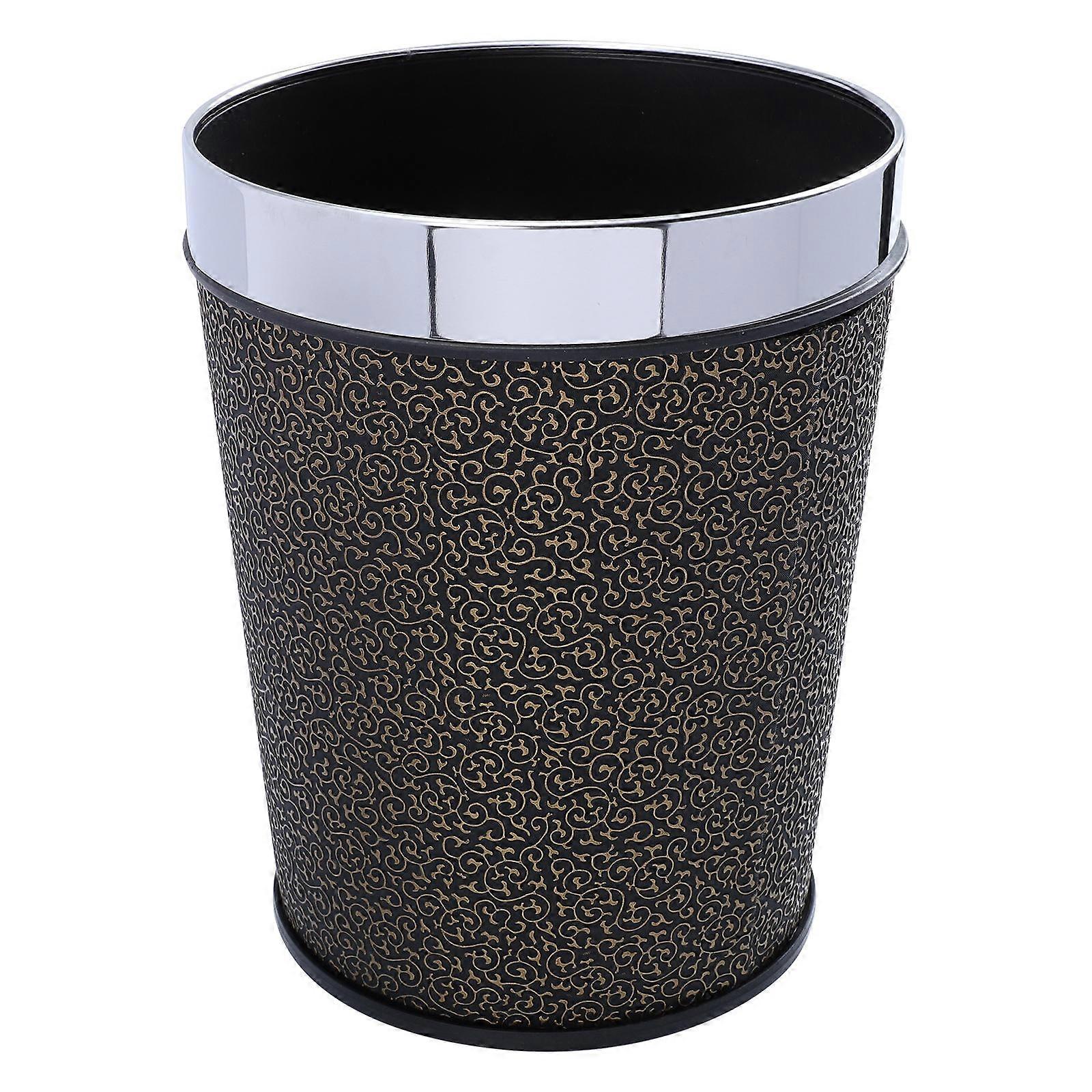 Papperskorg Papperskorg Papperskorg Europeisk stil Retro Hemanvändning 26x21cm Sopförvaring 1st