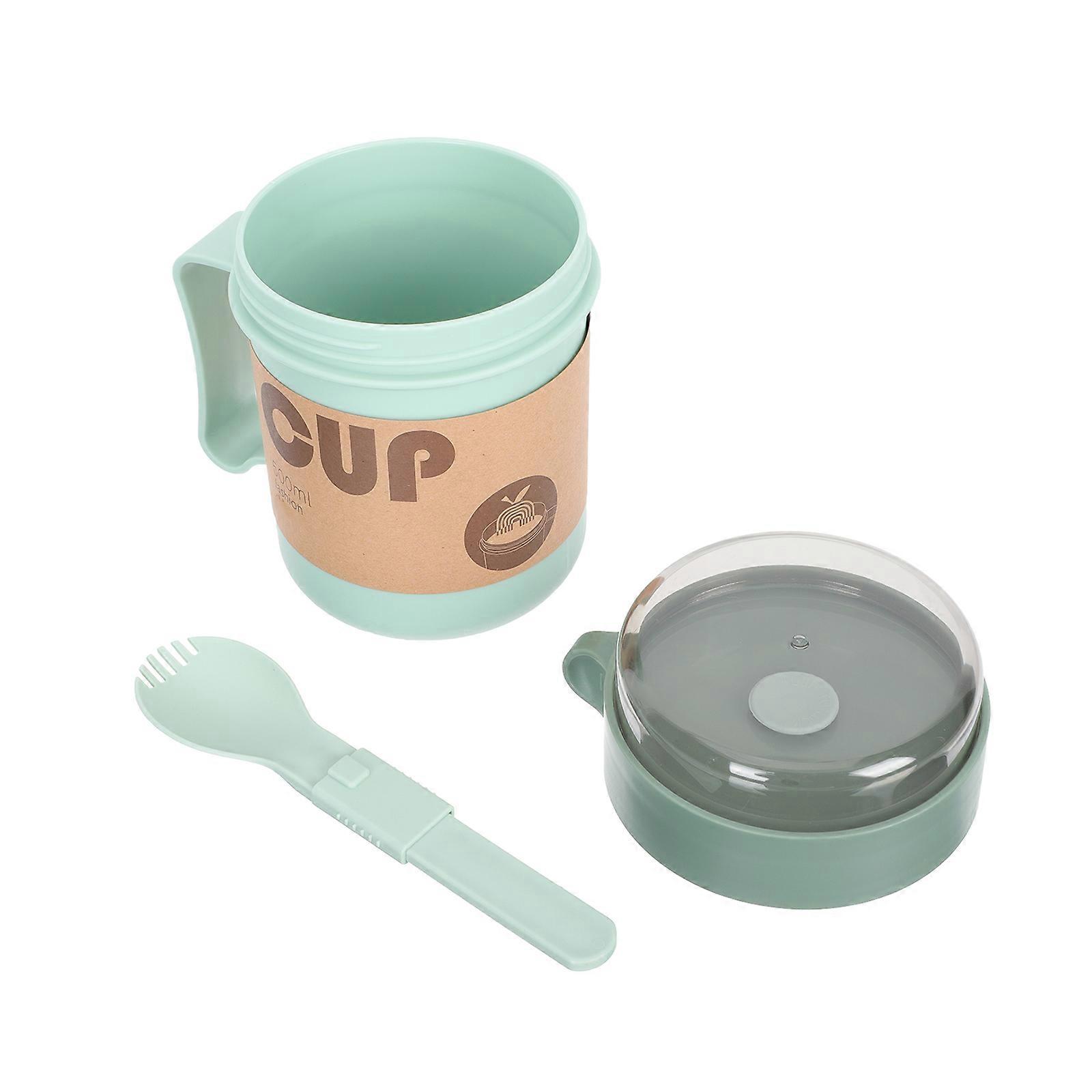 Portable Cup and Japanese Soup Container with Lid for Storage PP Material
