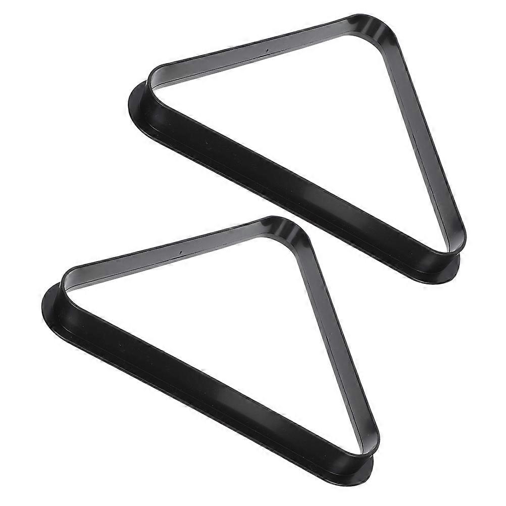 Pool Table Triangle Rack Billiard Supplies Compact Design 8.9X8.9X1.1in 2Pcs