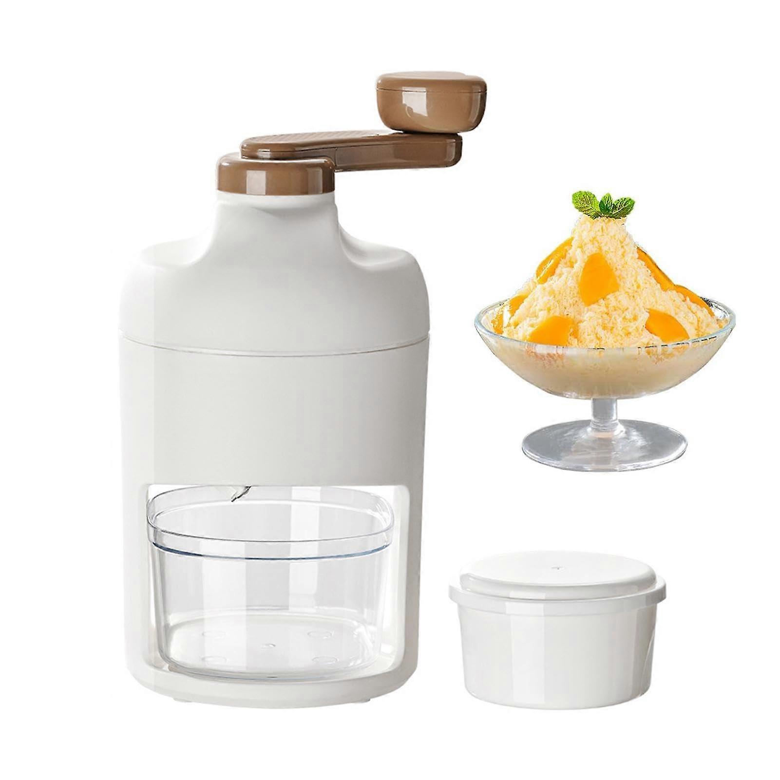 Snow Cone Machine Shaving Ice Machine, Electric Double Blades, 26 x 13 x 12 cm