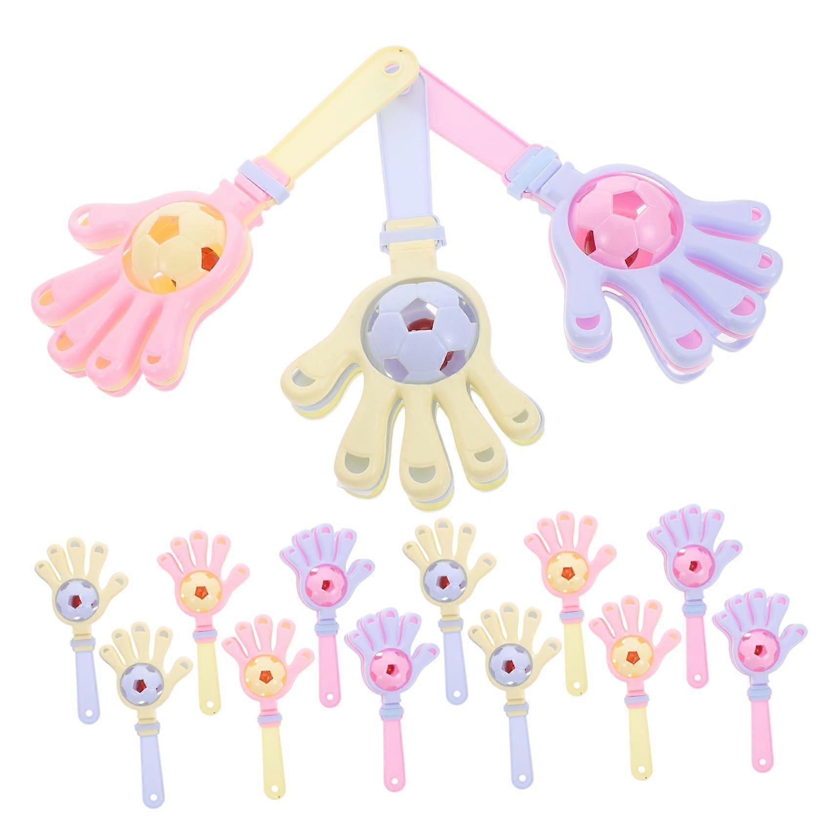 20 pieces plastic hand clappers, noise makers for children: party favors for cheering – fun clapping toys for carnival, sports events and concerts