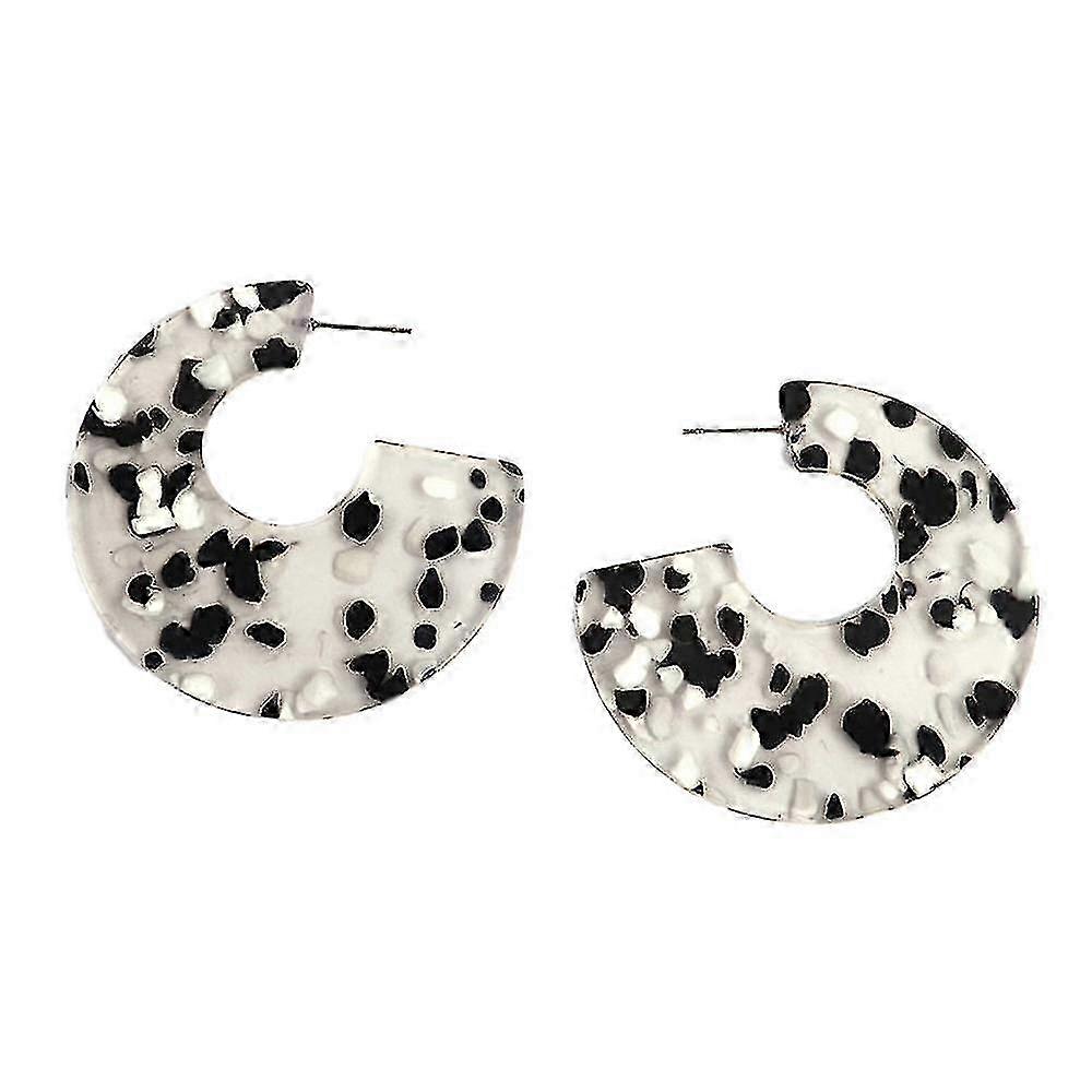 C-shaped Earrings with Personality and Exaggerated Design