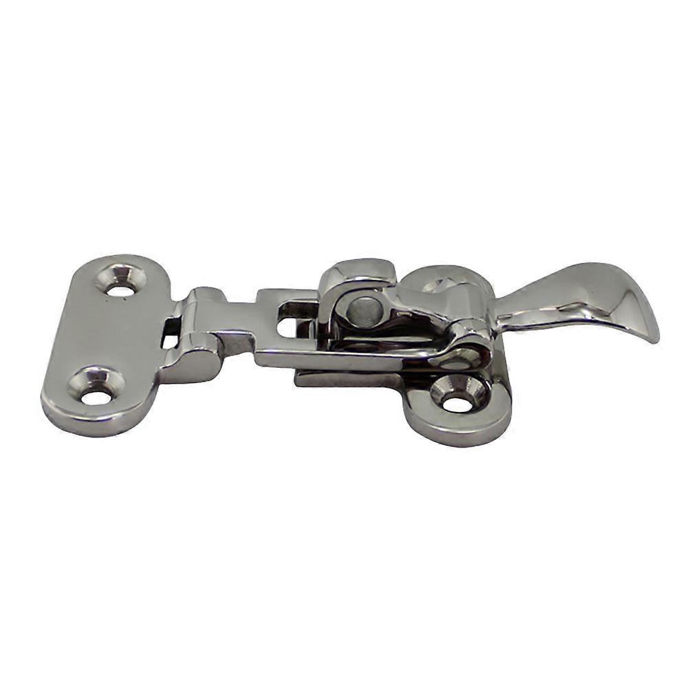 Stainless Steel Flush Latch Boat Hooks Safety Latch Snap Attach Anti-Corrosion Marine Environment Resistant 1Pack