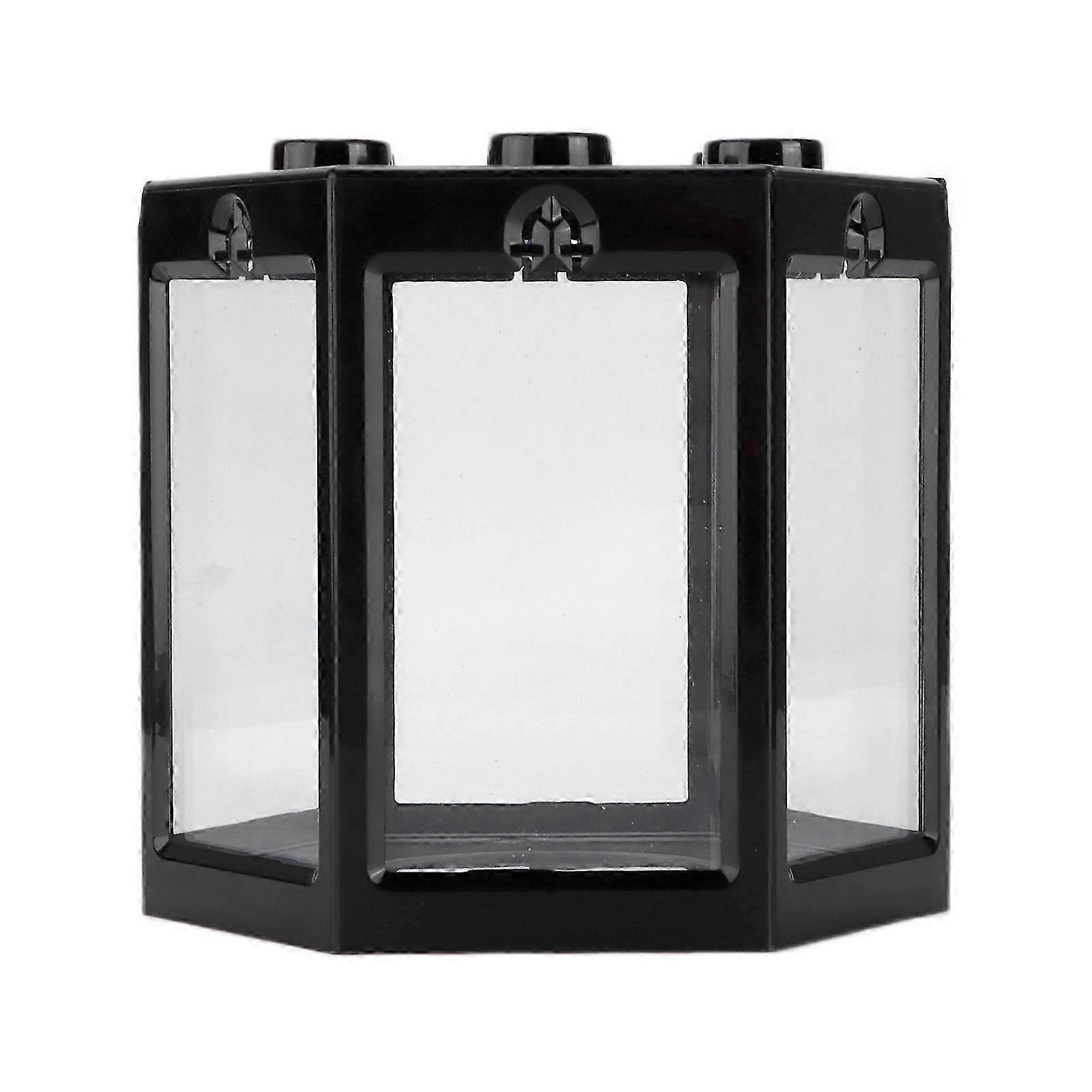 Portable Mini Hexagonal Aquarium Tank for Office Decoration