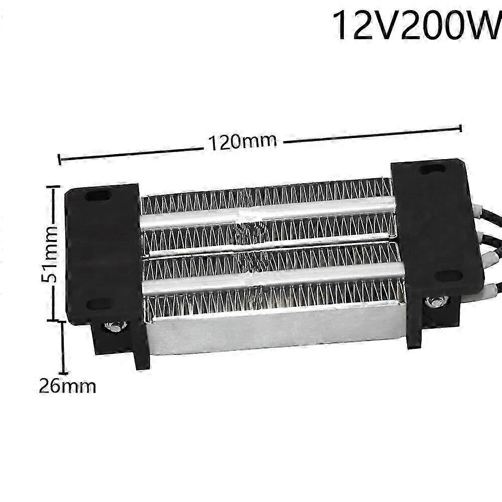Thermostatic Heating Element 12 V (AC / DC) 200 W Multipurpose Multifunction Air Heater Insulation Heater Incubator