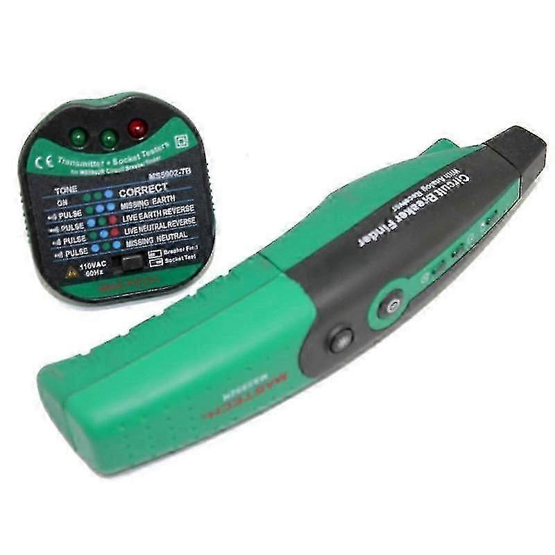 Automatic Circuit Breaker Finder Fuse Socket Tester with Flashlight, Suitable for Mastech Ms5902, Us Eu Plug