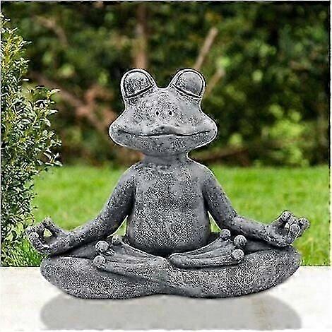 Yard Decoration - Meditation Frog - Serene Outdoor Dcor