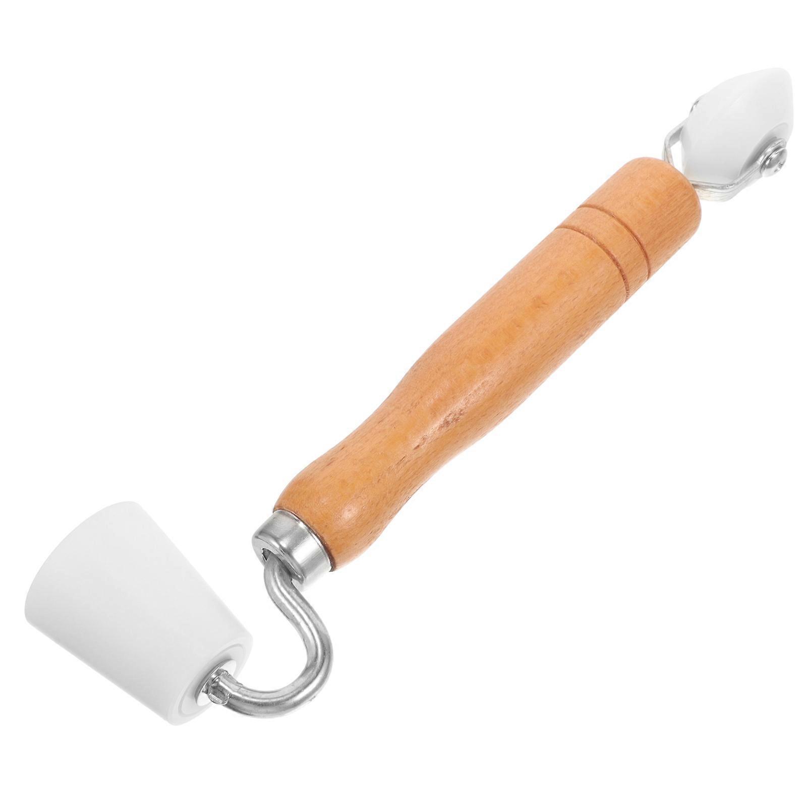 Wallpaper Smoothing Tools For Wallpaper Installation With Wood Handle Round Shape 1Set