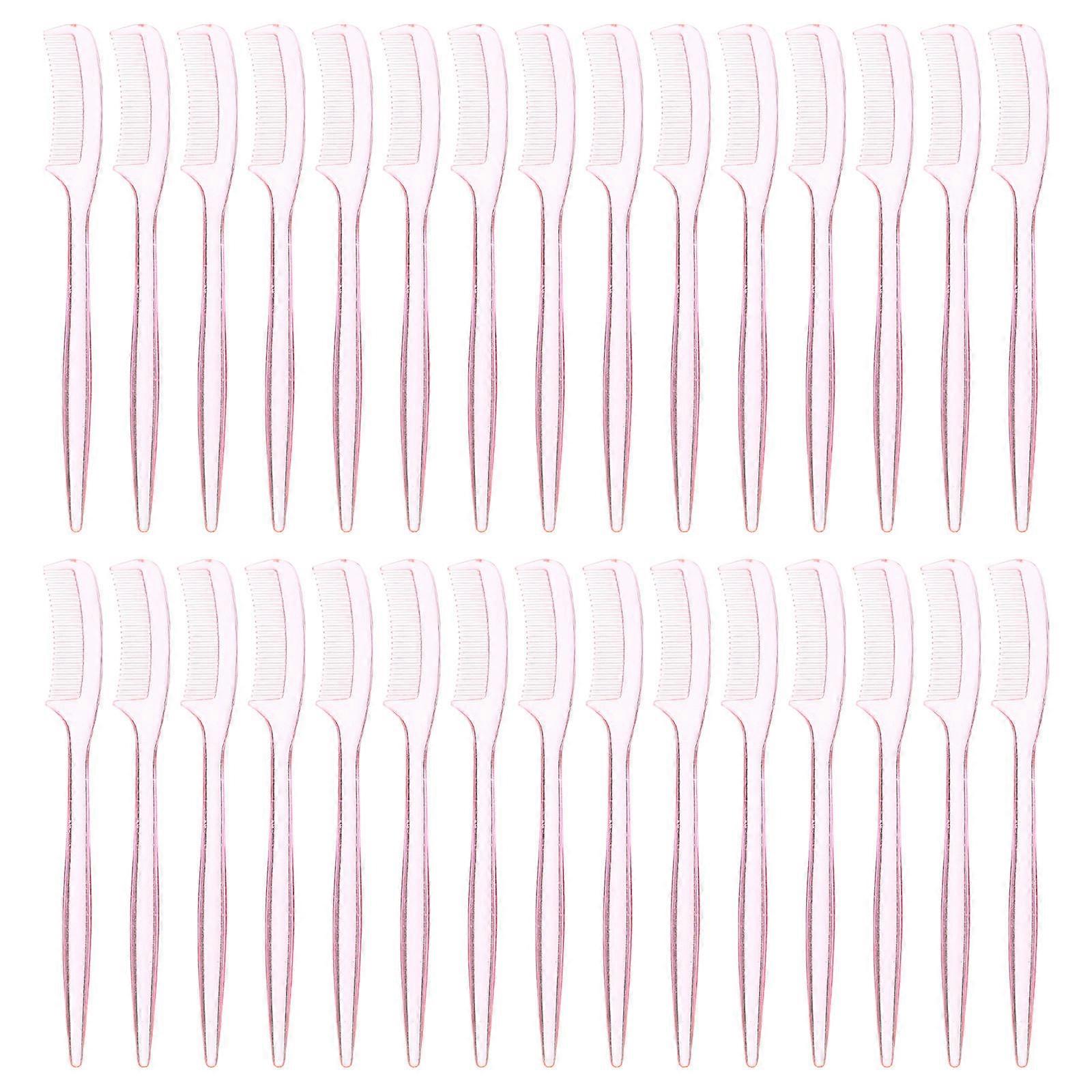 Eye Brow Comb Separator Plastic Eyelash Comb Eyebrow Definer Women Mascara Application Aid 30Pcs