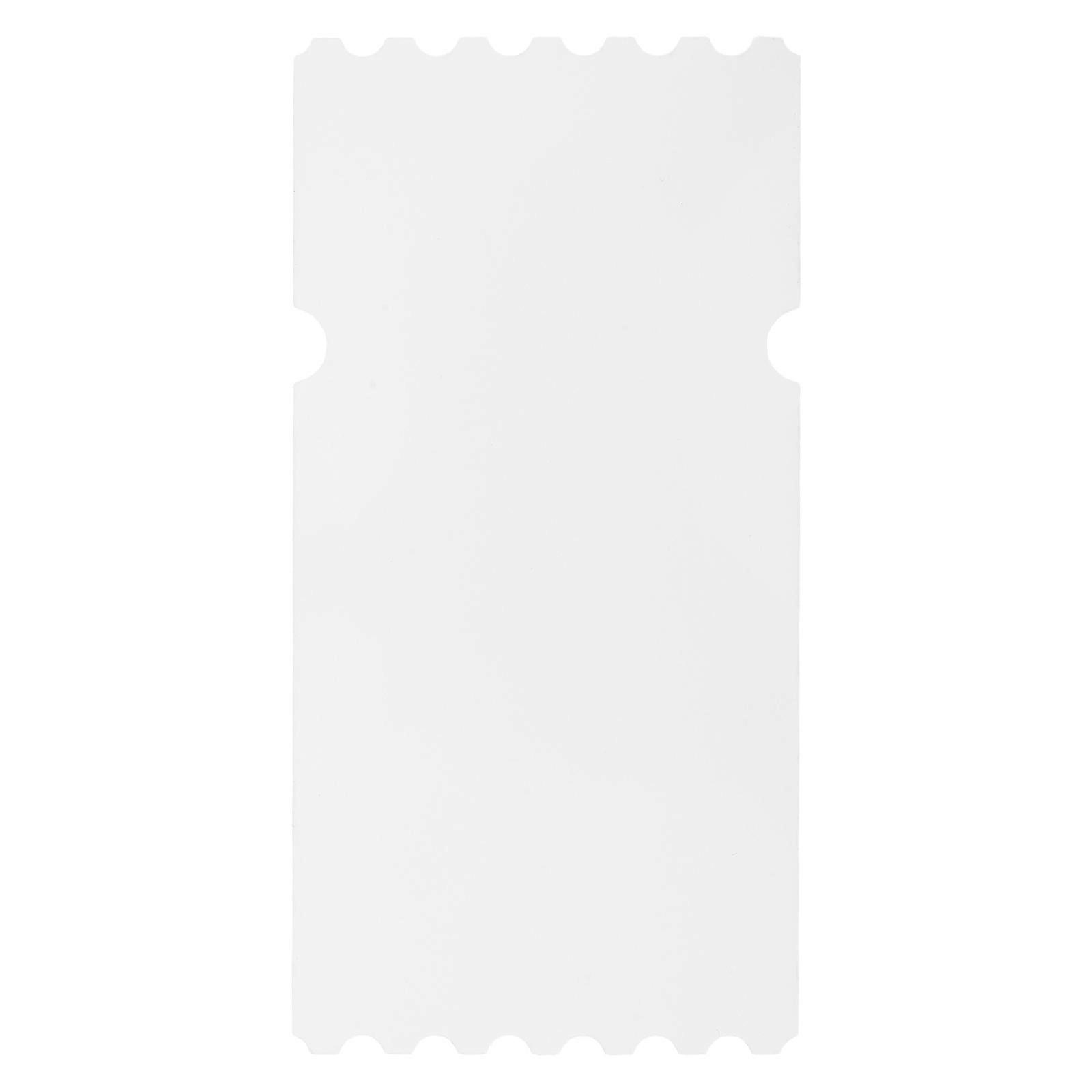 Sublimation Blank Double Sided Pet Concert Ticket Blanks, DIY Heat Transfer Tickets for Events, Waterproof for Custom Projects