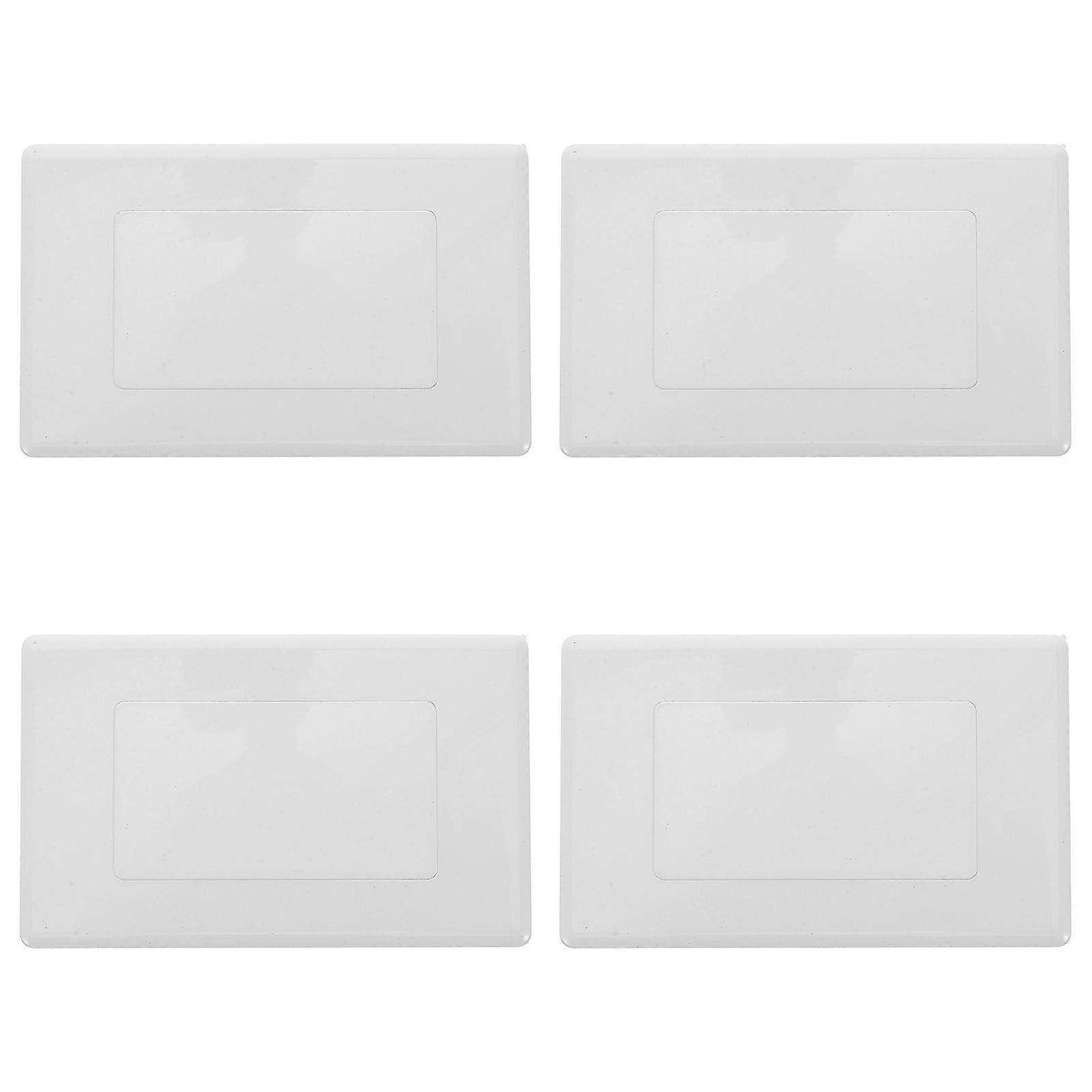 Electrical Covers Junction Box Covers Wall Plates Rectangular Shape 4.6×2.9×0.3in 4Set