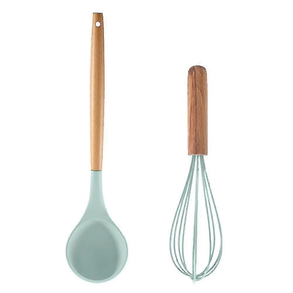 2pc Kitchen Utensil Set,easy To Clean Wooden Kitchen Utensils,cooking