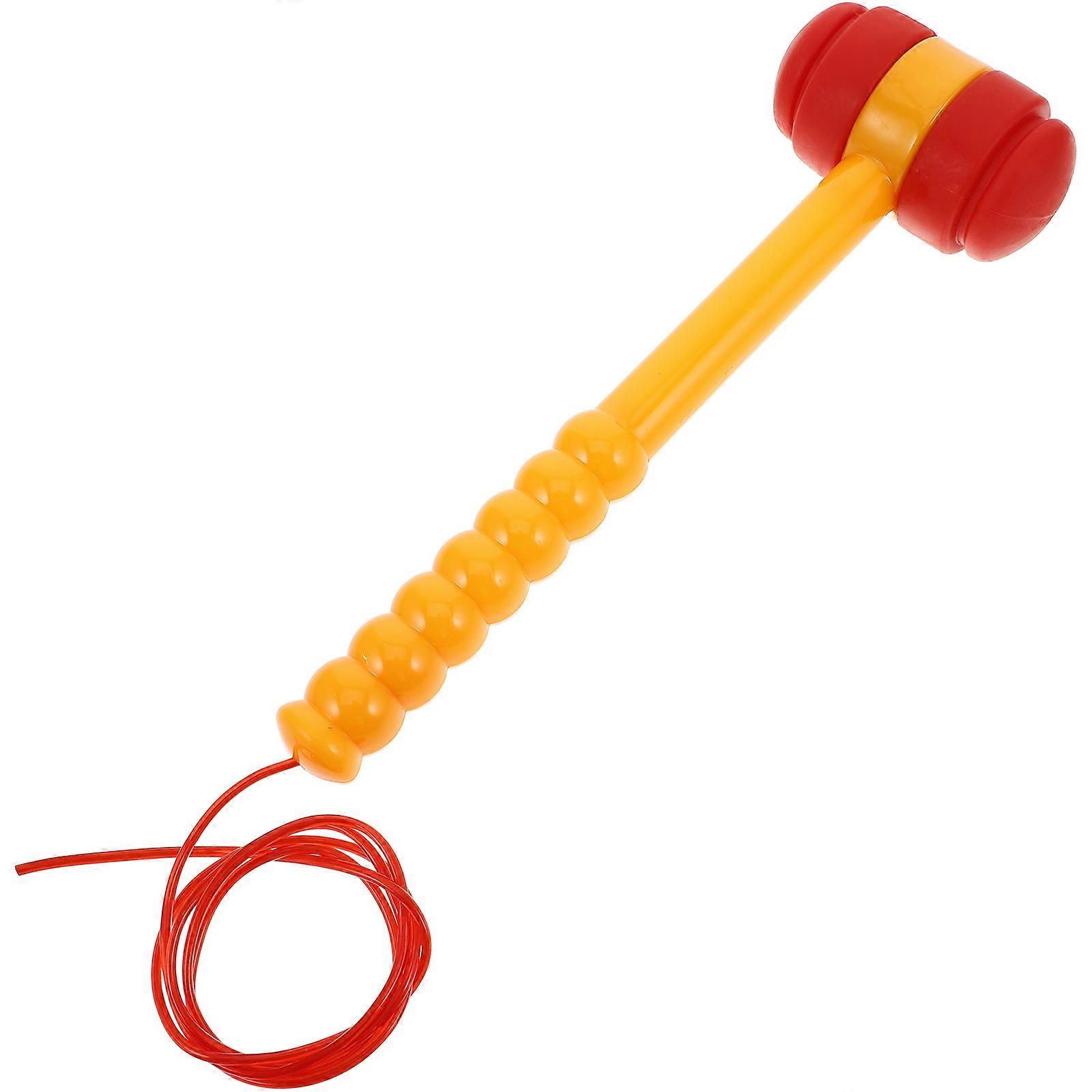 Interactive Hammer Toy for Kids Squeaky Hammer Plastic Mallet for Pounding Fun