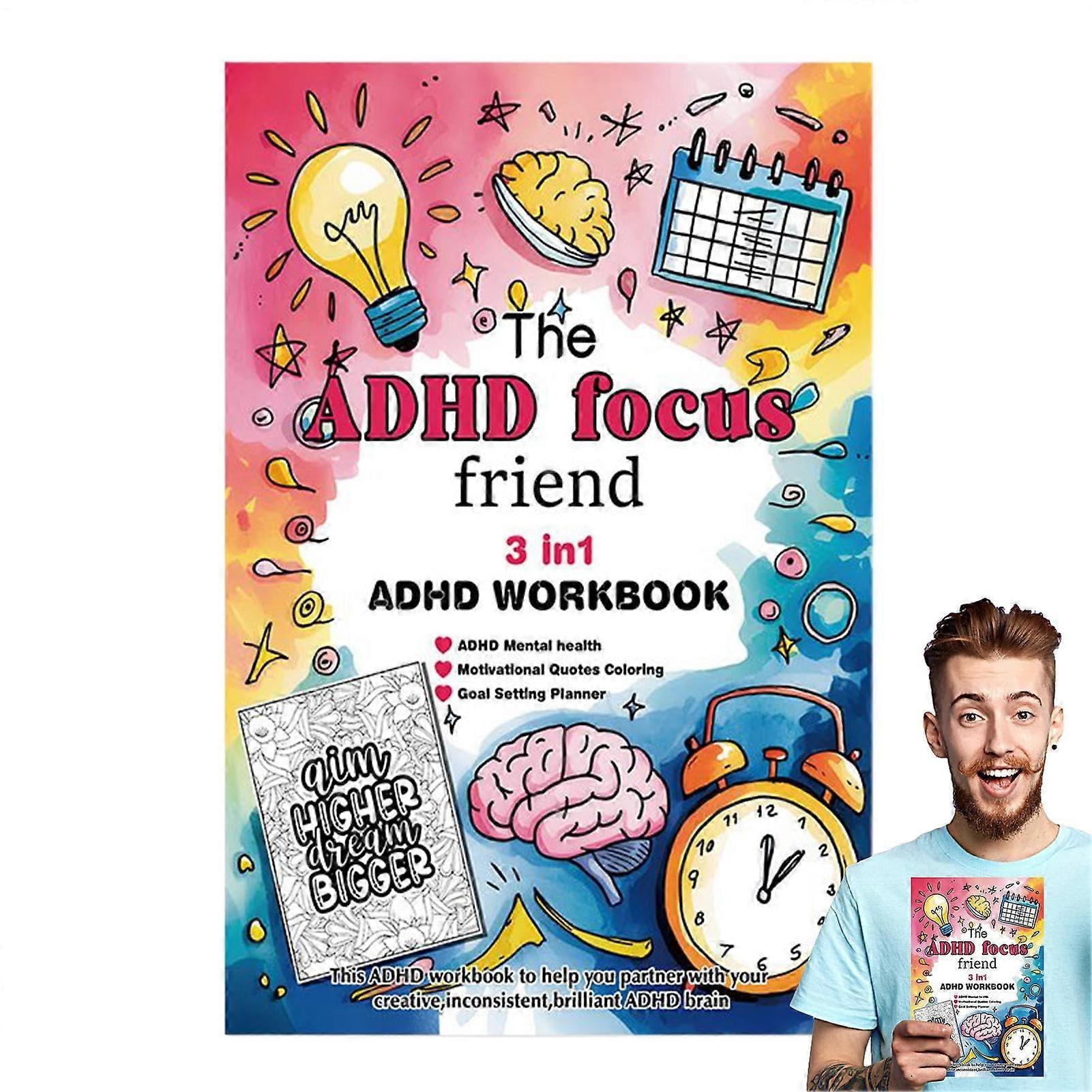 Productivity Planner, Daily Planner, 3in1 Coloring Task Planner, FocusOriented