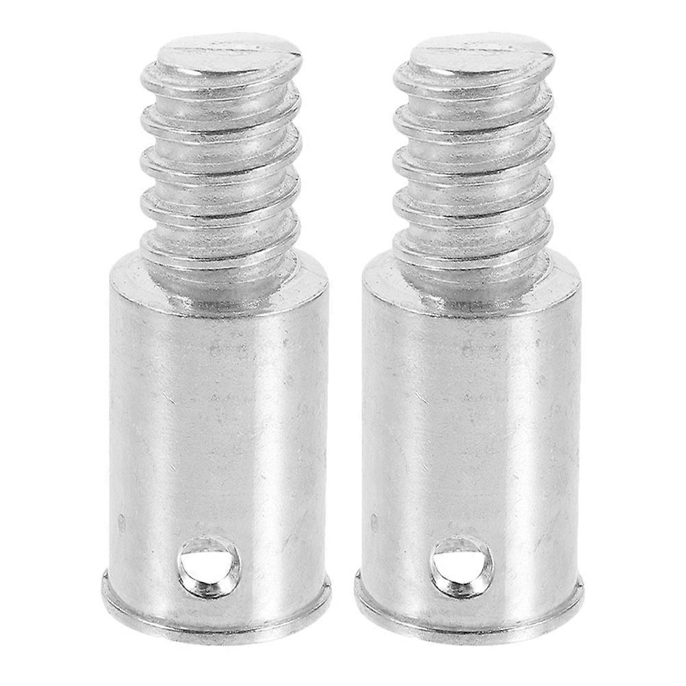 2pcs Extension Pole Threaded Adapter for Broom Handle – Durable Connector for Mop Poles and Cleaning Tools