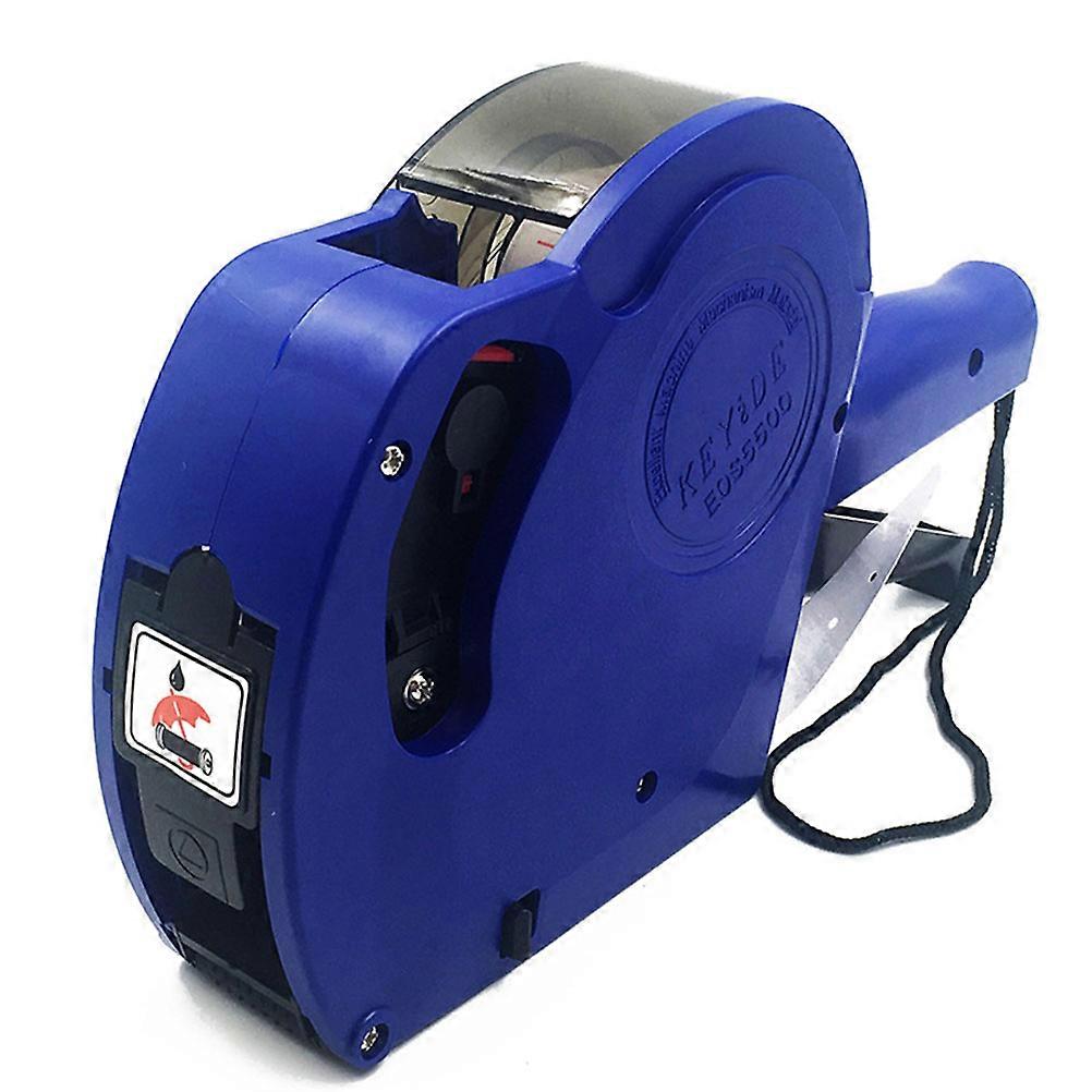 Pricing Label Maker Blue Home Office Small Business Market Usage Portable Label Printer 23.80x3.00x13.80cm 1Pack
