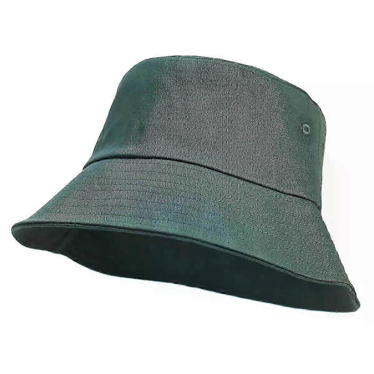 Big Head Bucket Hat for Men Women UPF50+ Cotton Summer Sun Hat