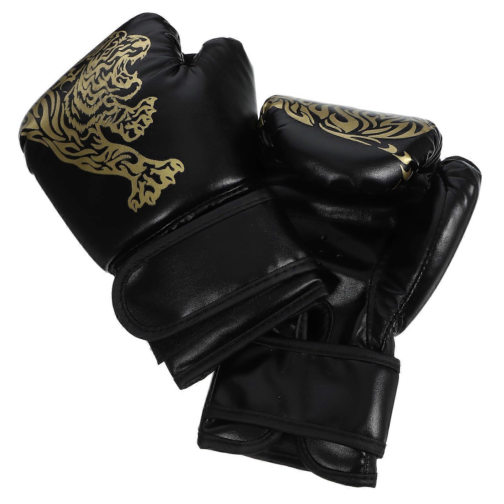 Boxing Gloves for 's Gloves Fitness 's Train for Driving Gazebo Dip Belt Sports Boxing Gloves Thai Glove Eva Black