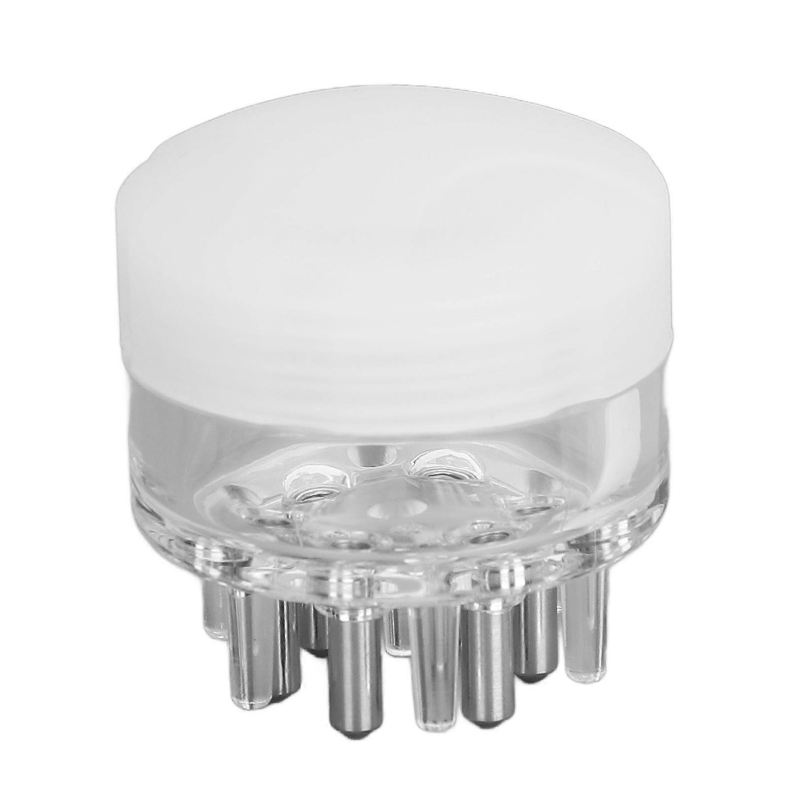 Scalp Massage Applicator Comb Prevent Leakage Hair Oil Applicator Comb for Hair Growth 5ml Capacity Transparent White