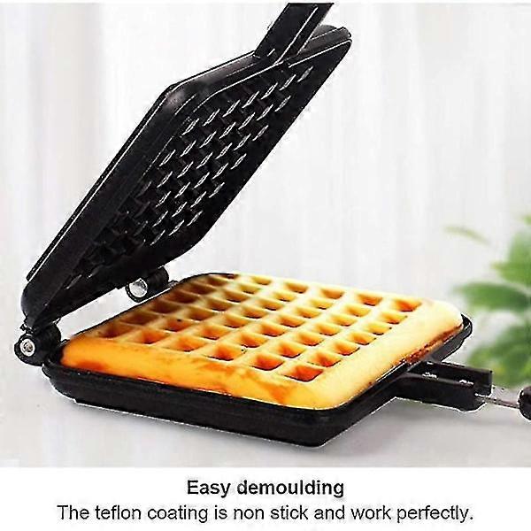 Waffle Iron Kitchen Appliance Non-Stick Gas Pan Bubble