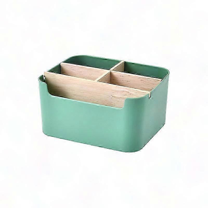 White Marble-Style Desk Organizer with Multi-Functional Pencil Holder