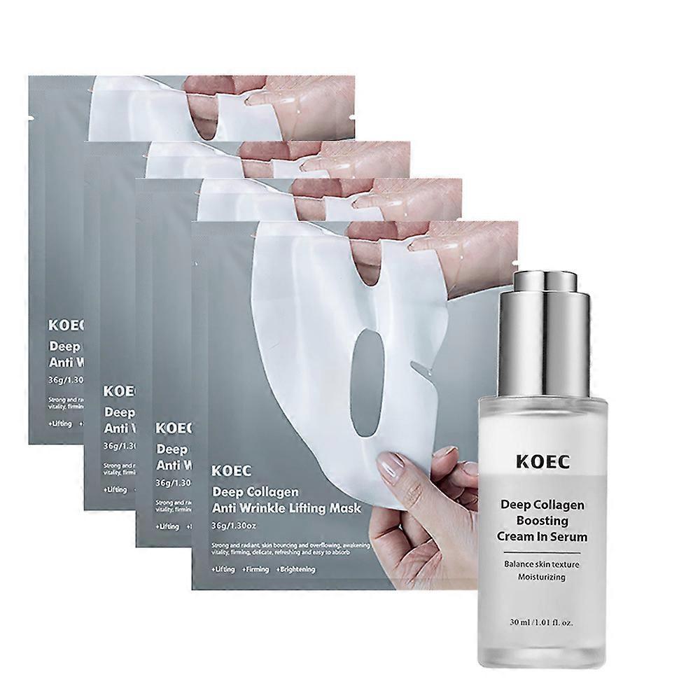 Collageen masker + collageen essence set hydraterende masker patch