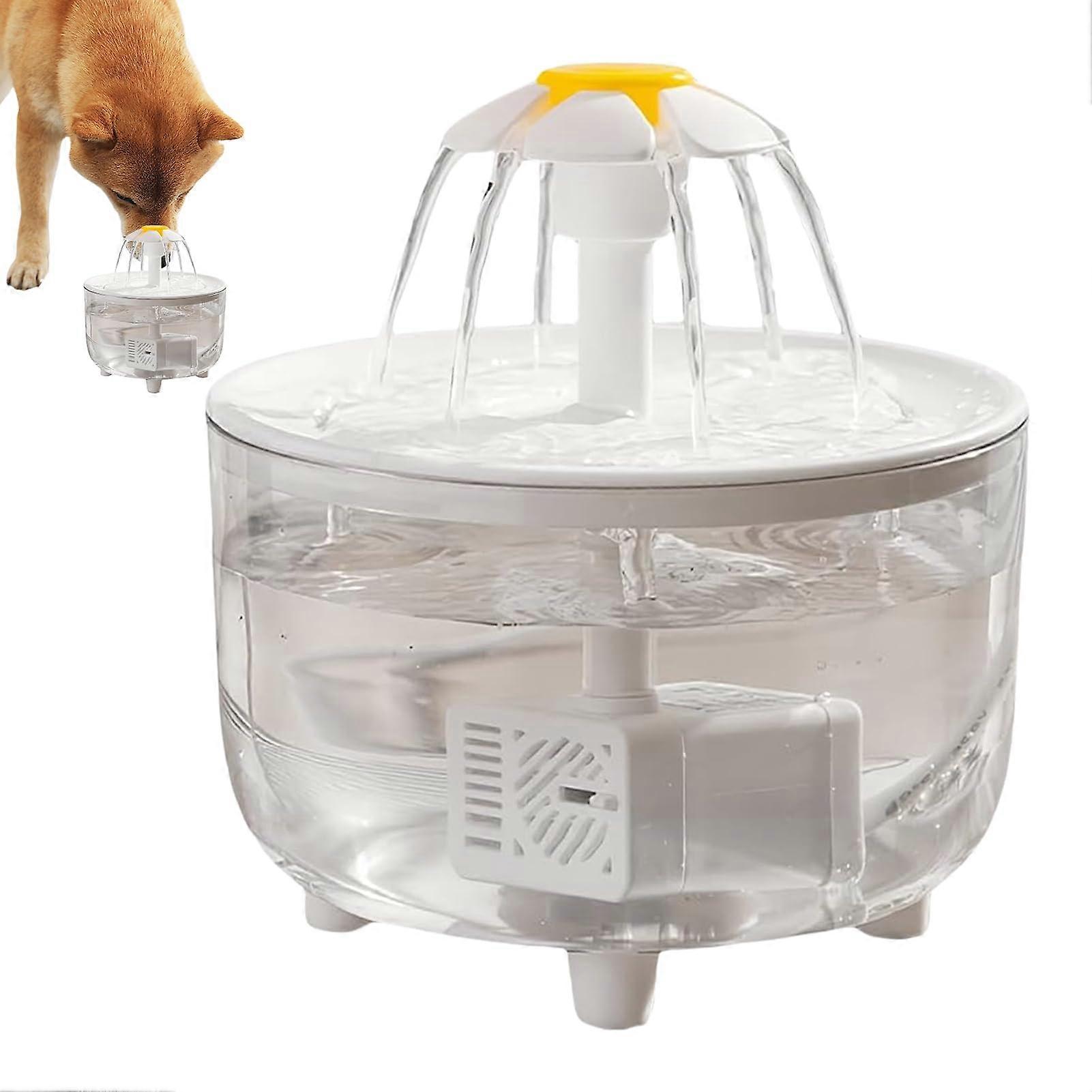 Hundwasserspender 33.8 oz Cat Drinking Fountain, Easy to Clean, UltraQuiet Wireless Pet Water Fountain