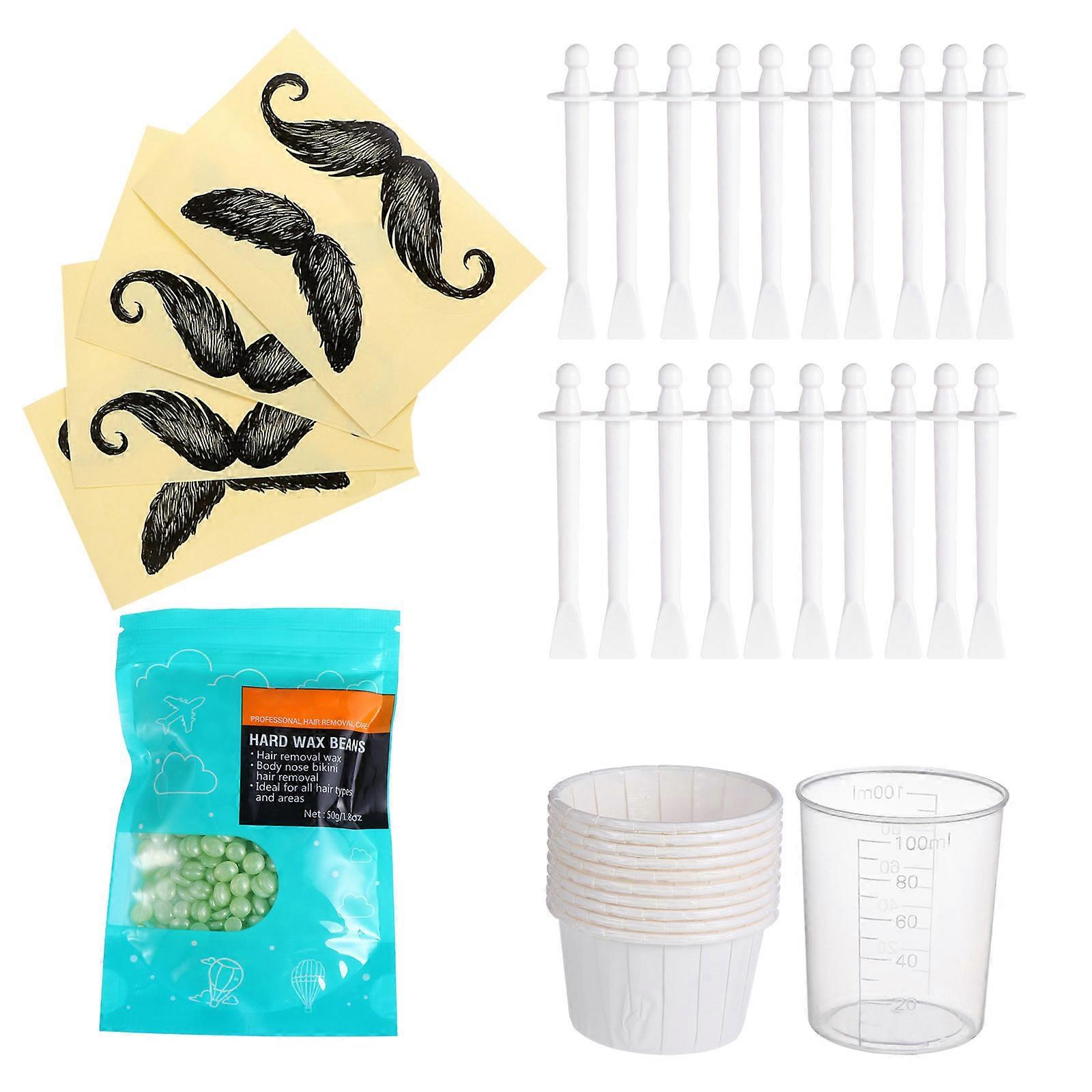 Nose Wax Kit For Men Plastic Wax Rod Wand Home Diy Safe To Use 1 Set