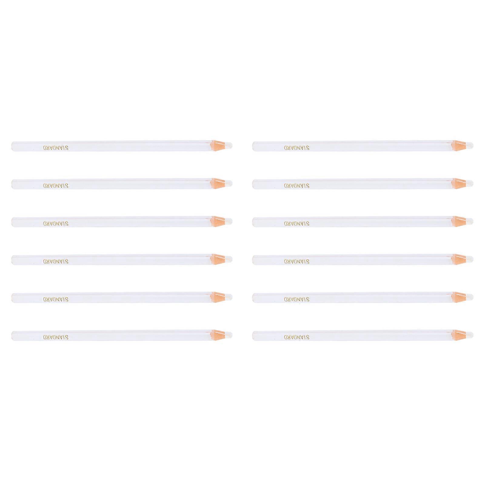 White Peel-Off Marking Drawing Creating Texture Multi-Surface Use 17.00X0.80X0.80CM 12Pcs