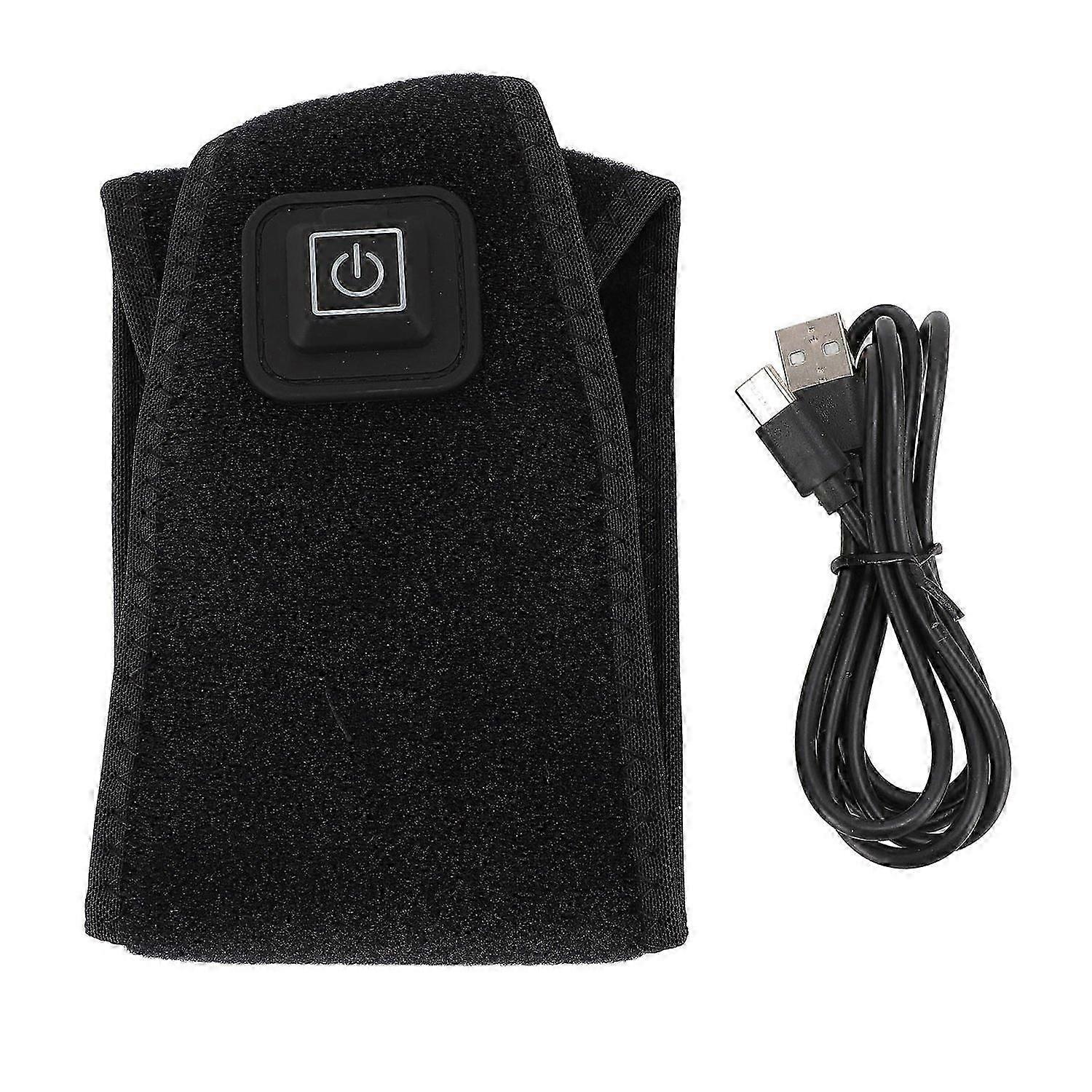 Heated Wrist Brace USB 3 Temperature Control Hook and Loop Wrist Heating Pad Wrap for Elbo