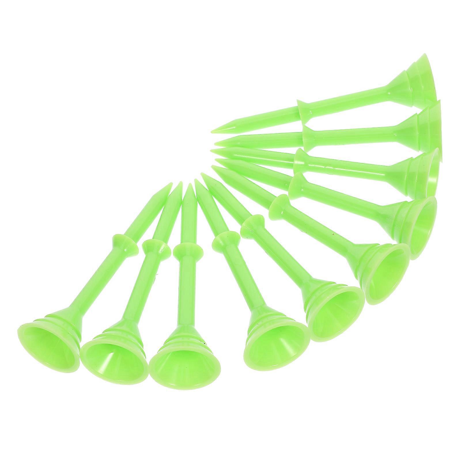 Golf Ball Holders with ABS Material for Stable Practice and Easy Storage Light Green Tall Golf Pieces