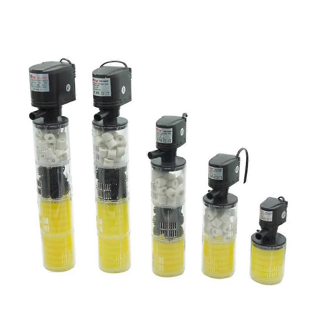 Fish Filters For Tank Submersible Filter Oxygen Supply Low Power Consumption Ideal For Fish Tank Aquarium 3 In 1 Design 1Pack