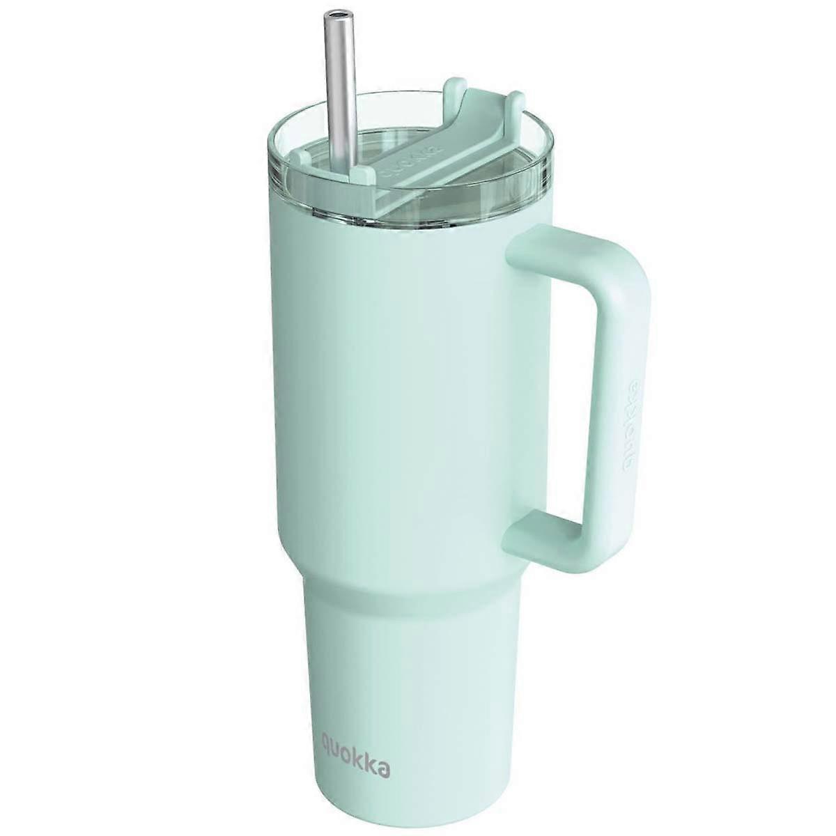 Isolierbecher (950 ml) mit Strohhalm und ergonomischem Griff
