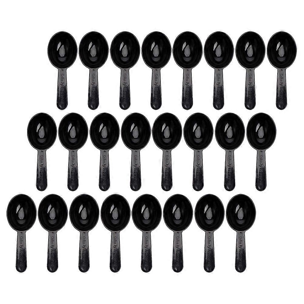 Plastic Measuring Spoon for Home Use Black Wide Uses Easy to Clean 50pcs