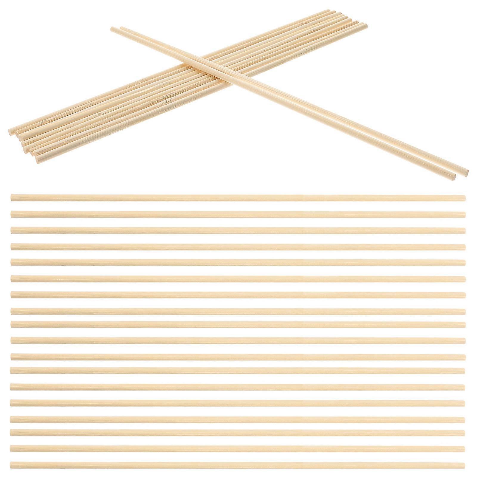 50pcs Wood Sticks with Clips for Airbrush Painting, Unfinished Craft Sticks for DIY Model Kits, Miniature Drying and Displaying, Arts and Crafts
