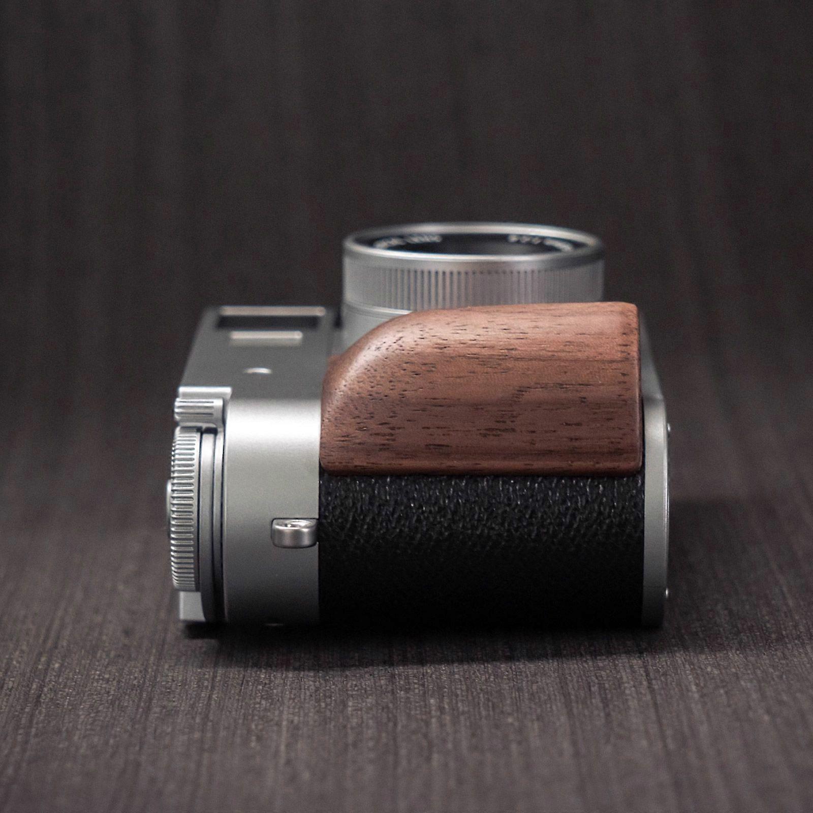 Shutter Button Camera Grip Handle made of solid wood Suitable for Fuji XHALFZa