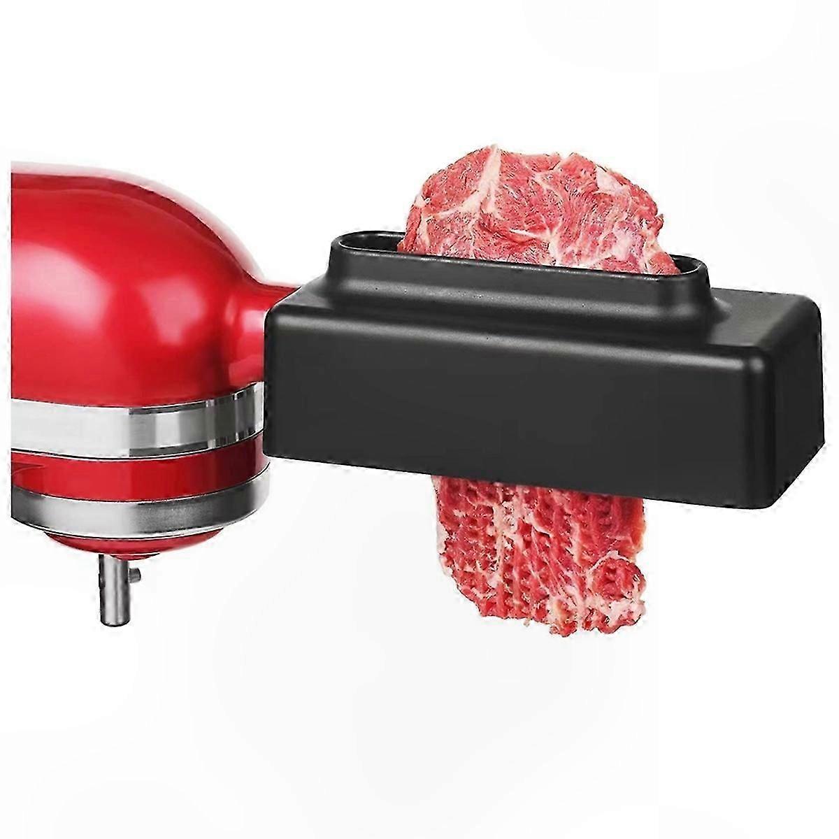 Kitchen Mixer Attachment for Tenderizing Meat and Poultry with Durable Black Gears