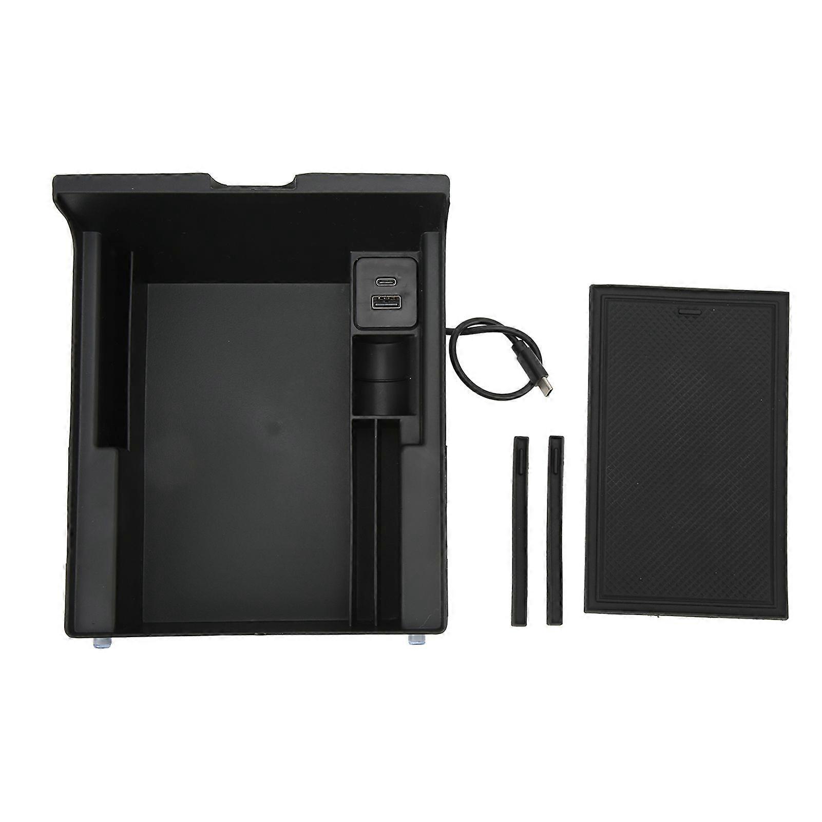 Model 3 Y 2021-2023 center console storage box with USB harness