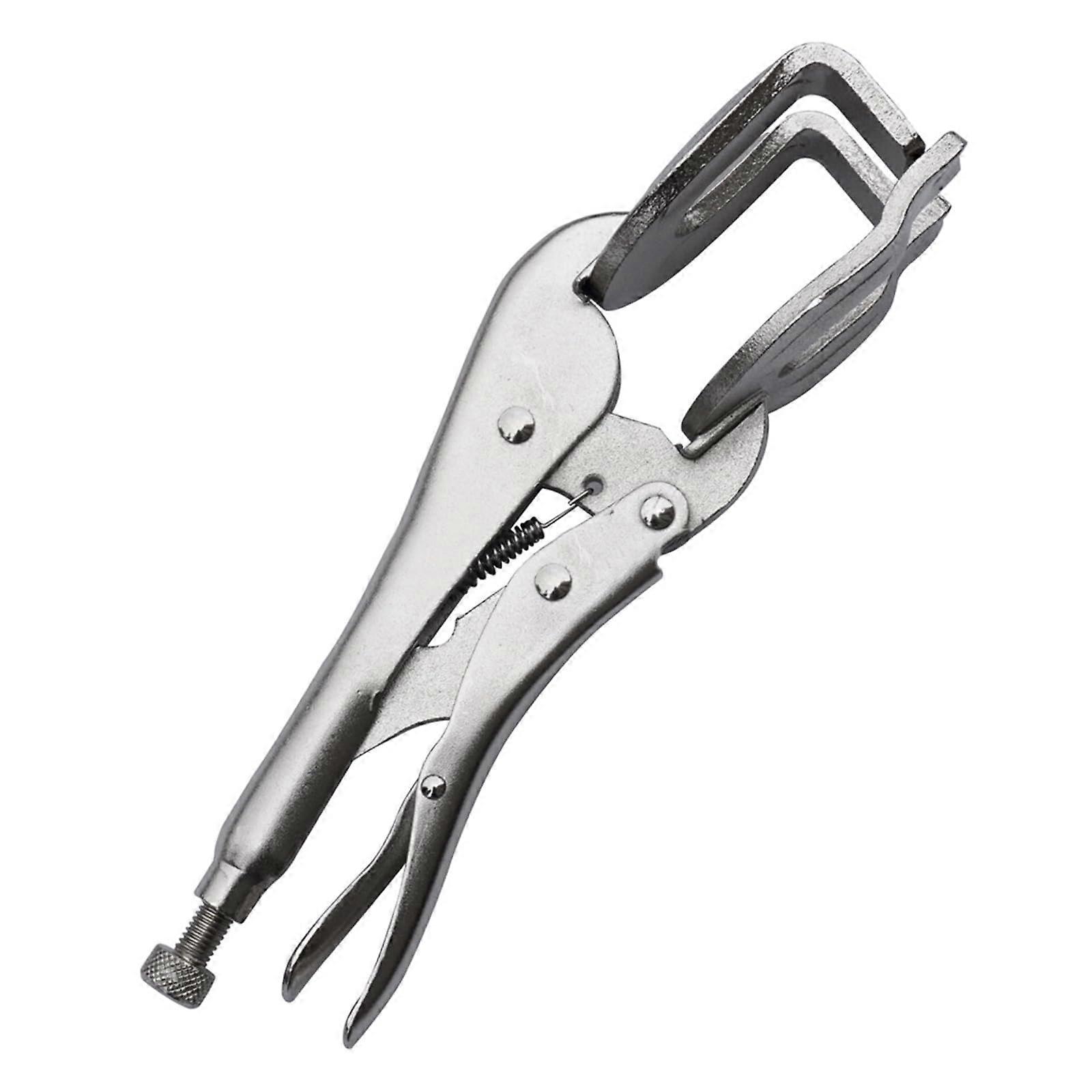 C-Clamp Locking Pliers, Adjustable Heavy-Duty Welding Woodworking Tool, Opening Locking Mechanism, Durable Accessory
