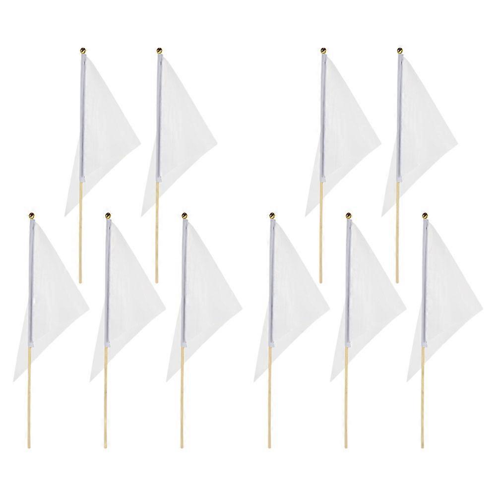 10Pcs Marking Flags for Plant Location Marking with Irregular Shapes Suitable for Landscape Professionals