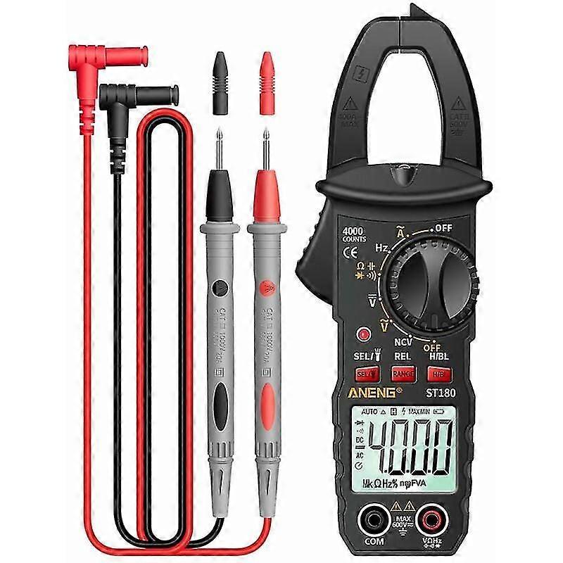 ANENG ST180 4000 Counts Digital Clamp Meter Multimeter Clamp Meter Voltmeter Ammeter Voltage AC DC AC Current Meter NCV Tester Universal Meter Tester