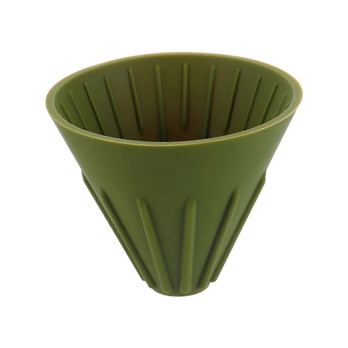 Silica Gel Coffee Funnel Reusable Durable Practical Design Easy to Clean for