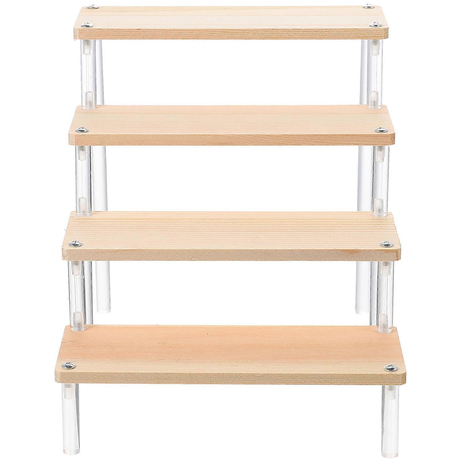 Multi-Tier Display Shelf Set Designed For Home Dresser And Jewelry Store With Simple Appearance And 21X20X7CM Dimensions Available As 1Pack