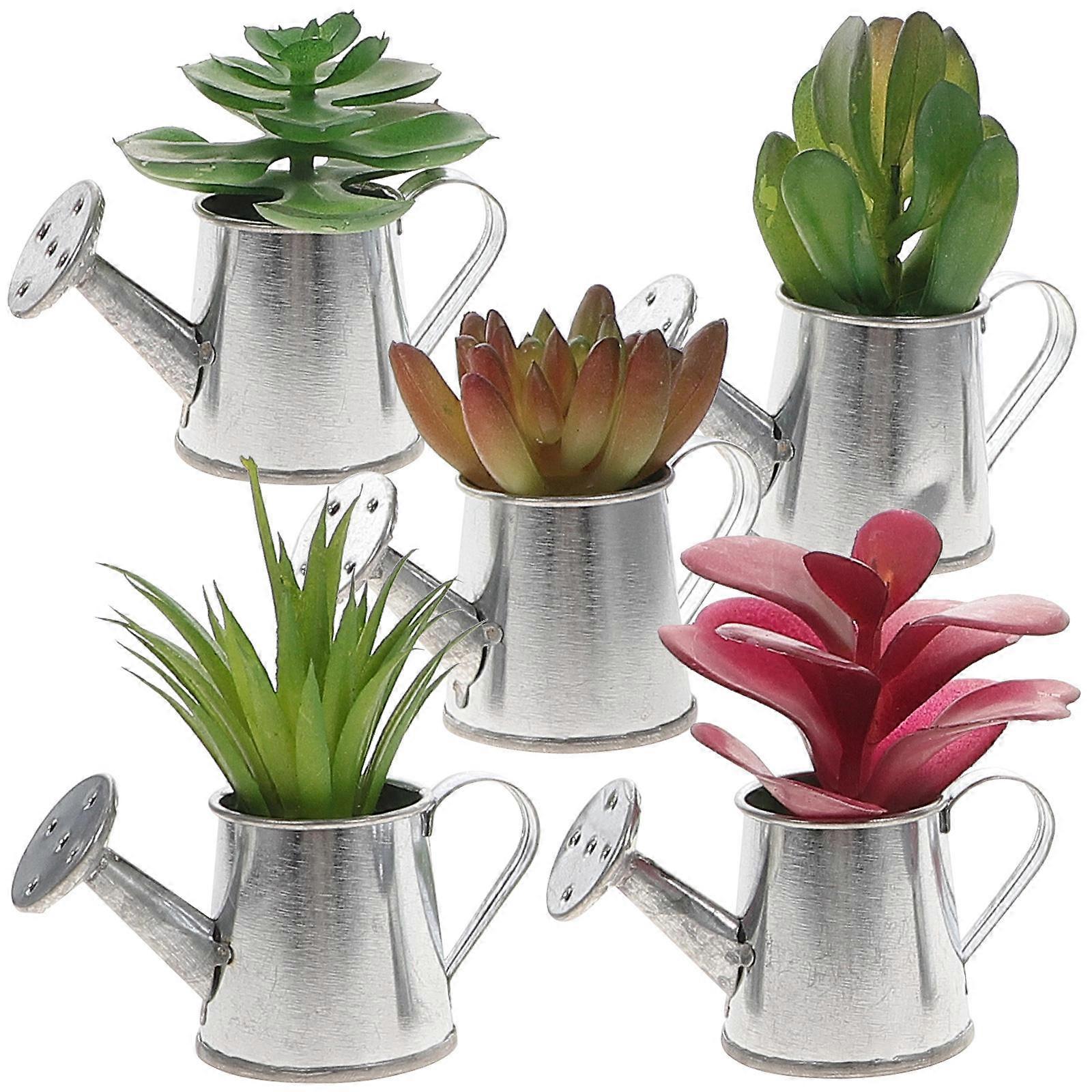 Faux Bonsai μικροσκοπικό διακοσμητικό φυτό για το σπίτι μίνι κήπο εσωτερικό χώρο 5Pcs