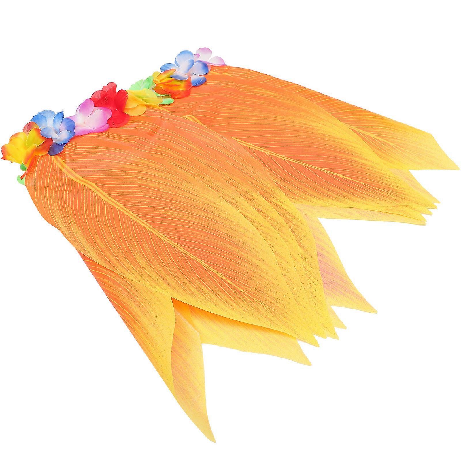 Luau Event Skirt Outfit Multi-Color Round Petals Ideal for Children 1Pcs
