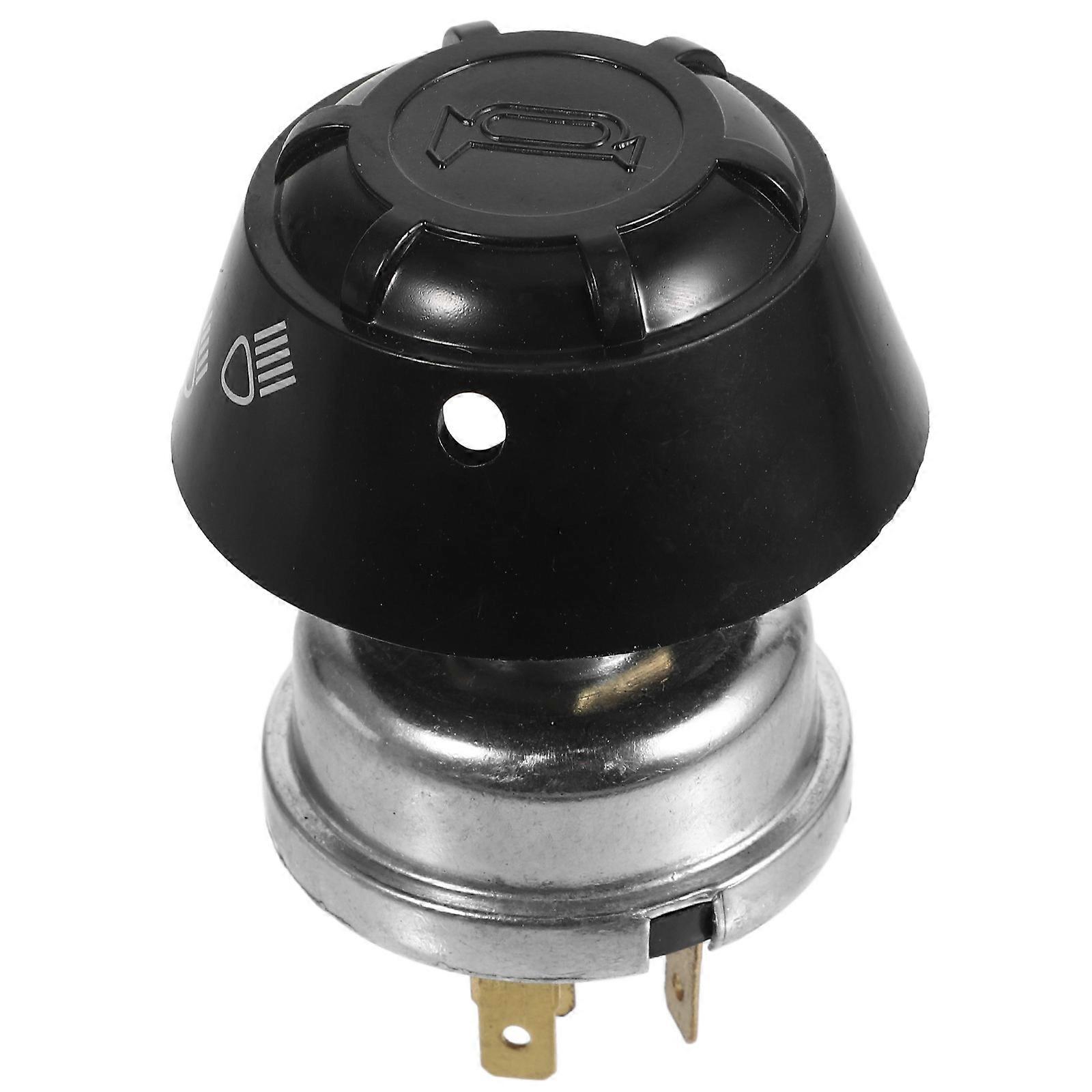Tractor Horn Switch Push Button Replacement for Vehicle with Silver Finish