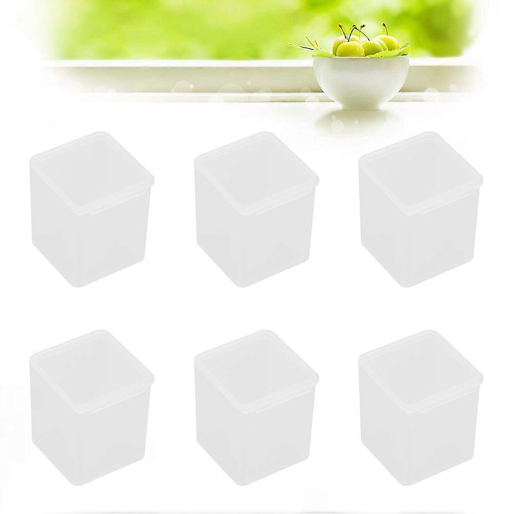 Transparent PP Storage Box Lightweight for Organizing Small Items Beads Coins Jewelry