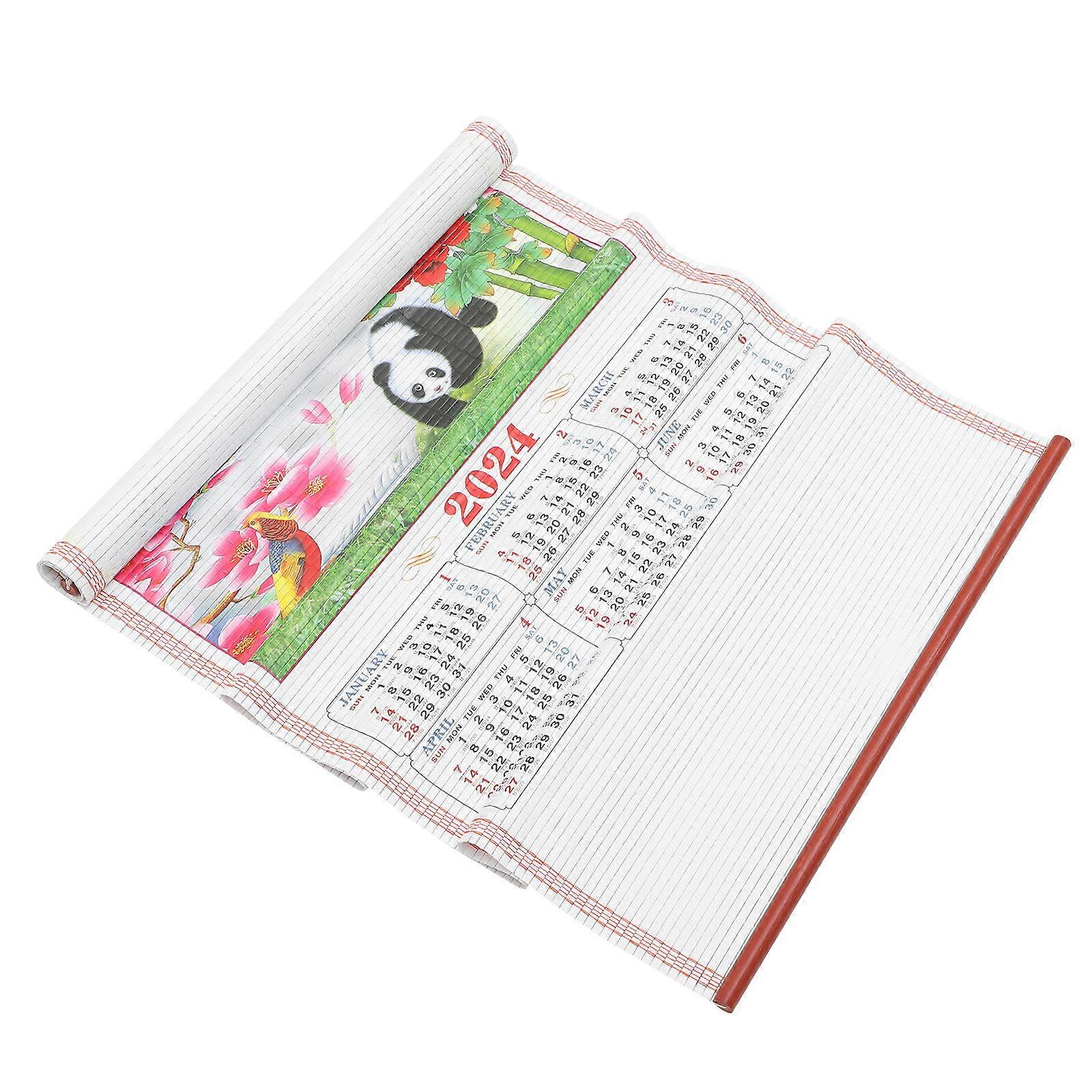 Sturdy Monthly Calendar For Daily Use At Home Office Classroom Multi Color Hanging 1Pack