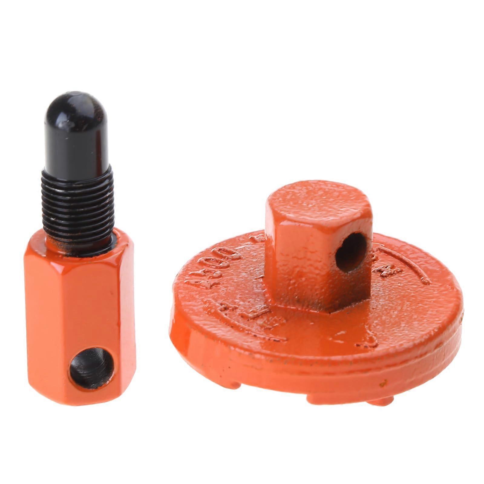 Chainsaw Clutch Flywheel Removal Tool 14mm Piston Stop with Rust Protection for Flywheel Nut
